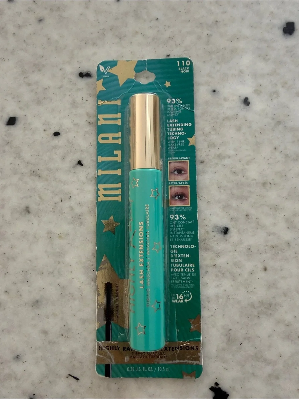 Milani Lash Extensions Mascara Lash Extending Tubing Technology